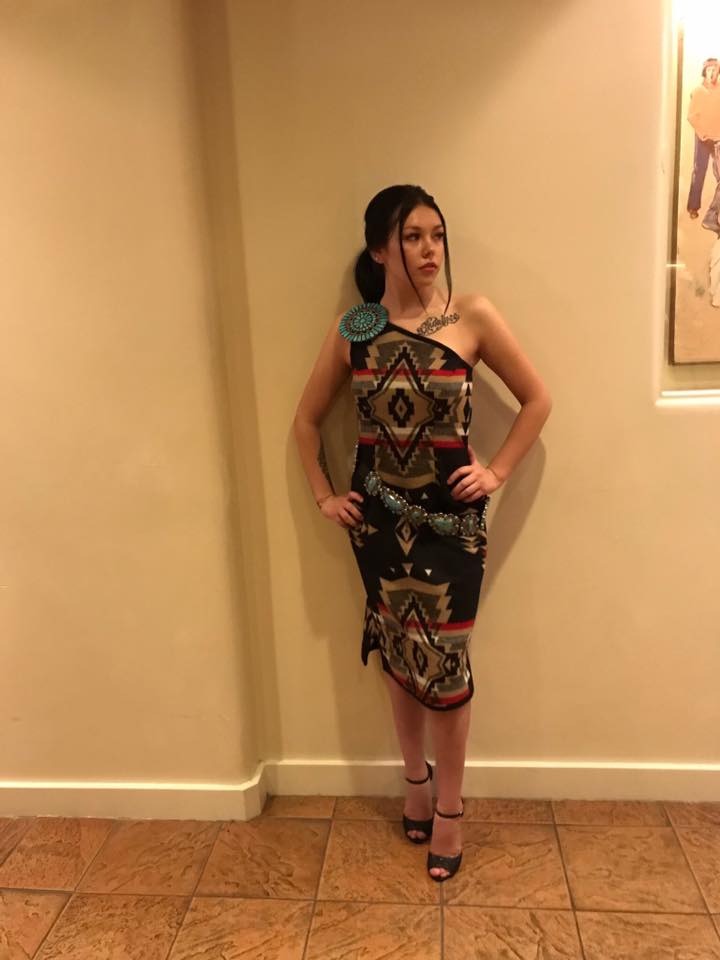 Navajo Spirit designs at Santa Fe Indian Market gala dinner fashion show