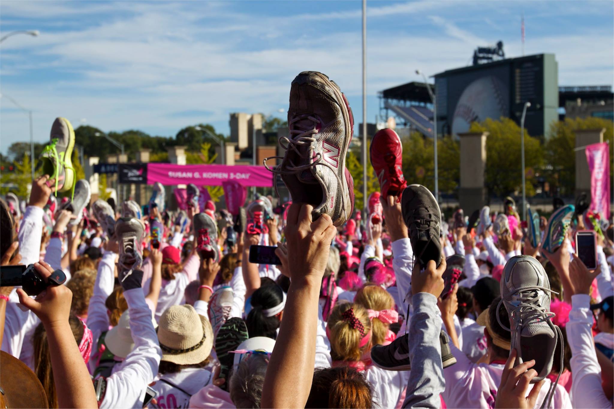 Susan - At the Closing Ceremony for every Susan G. Komen 3-Day event ...