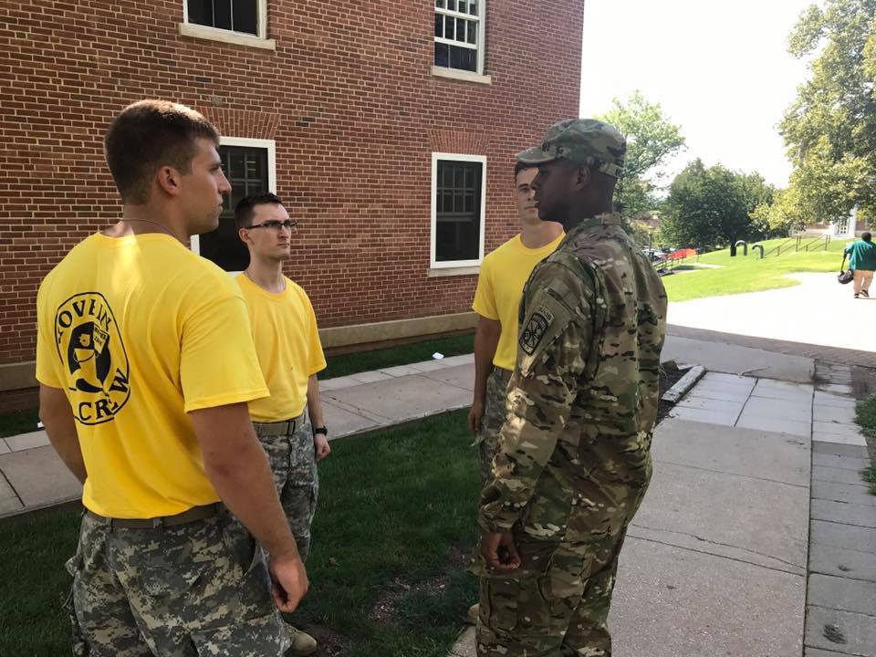McDaniel College ROTC w/ MSMU and Hood College - New PMS LTC Mozer ...