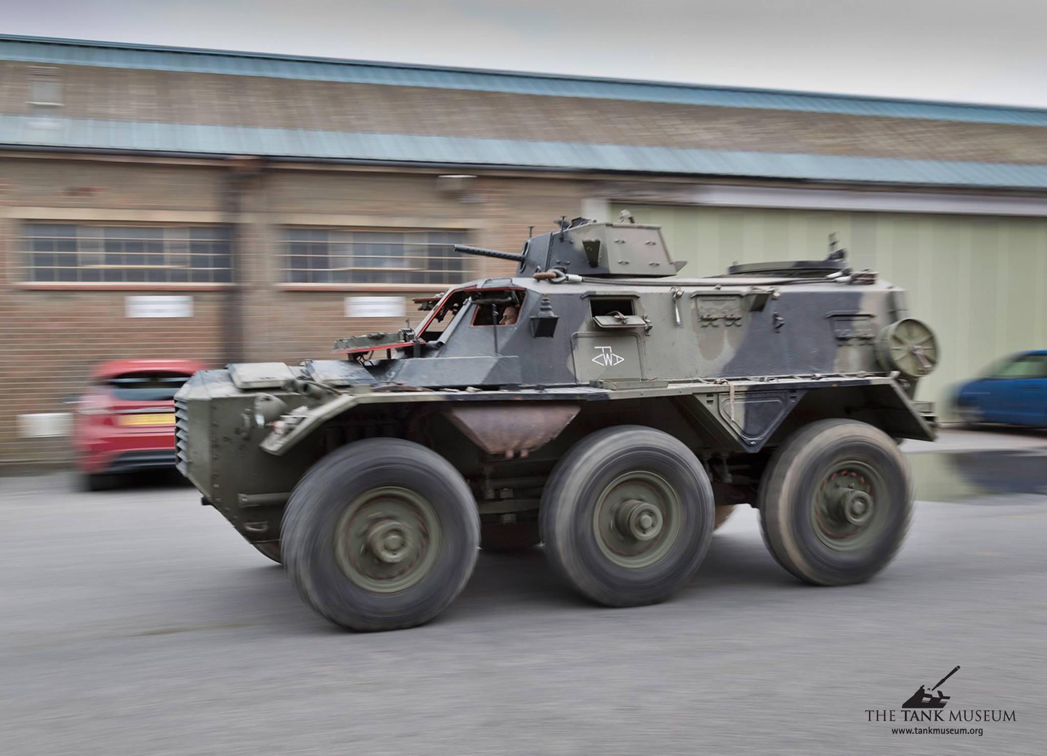 The FV603 Saracen is a six wheel drive Armoured Personnel Carrier 
