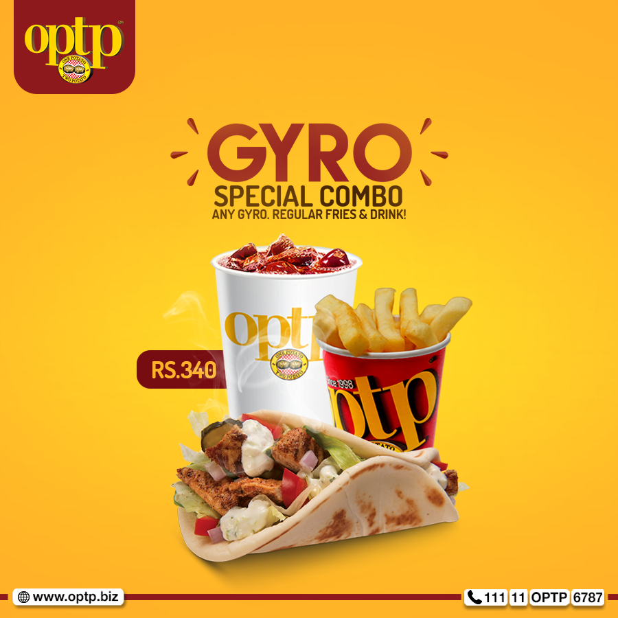 OPTP - Lighten up your crunch time with #GyroComboSpecial...