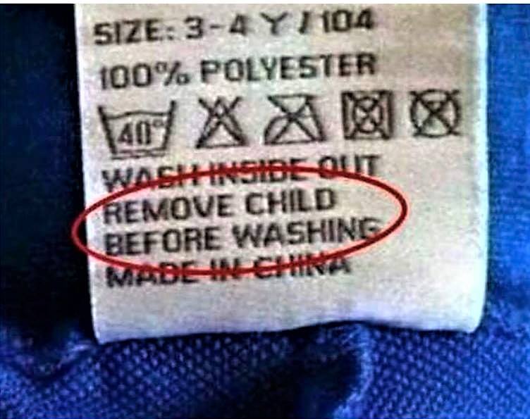 About Laundry - Always read clothing care labels!...