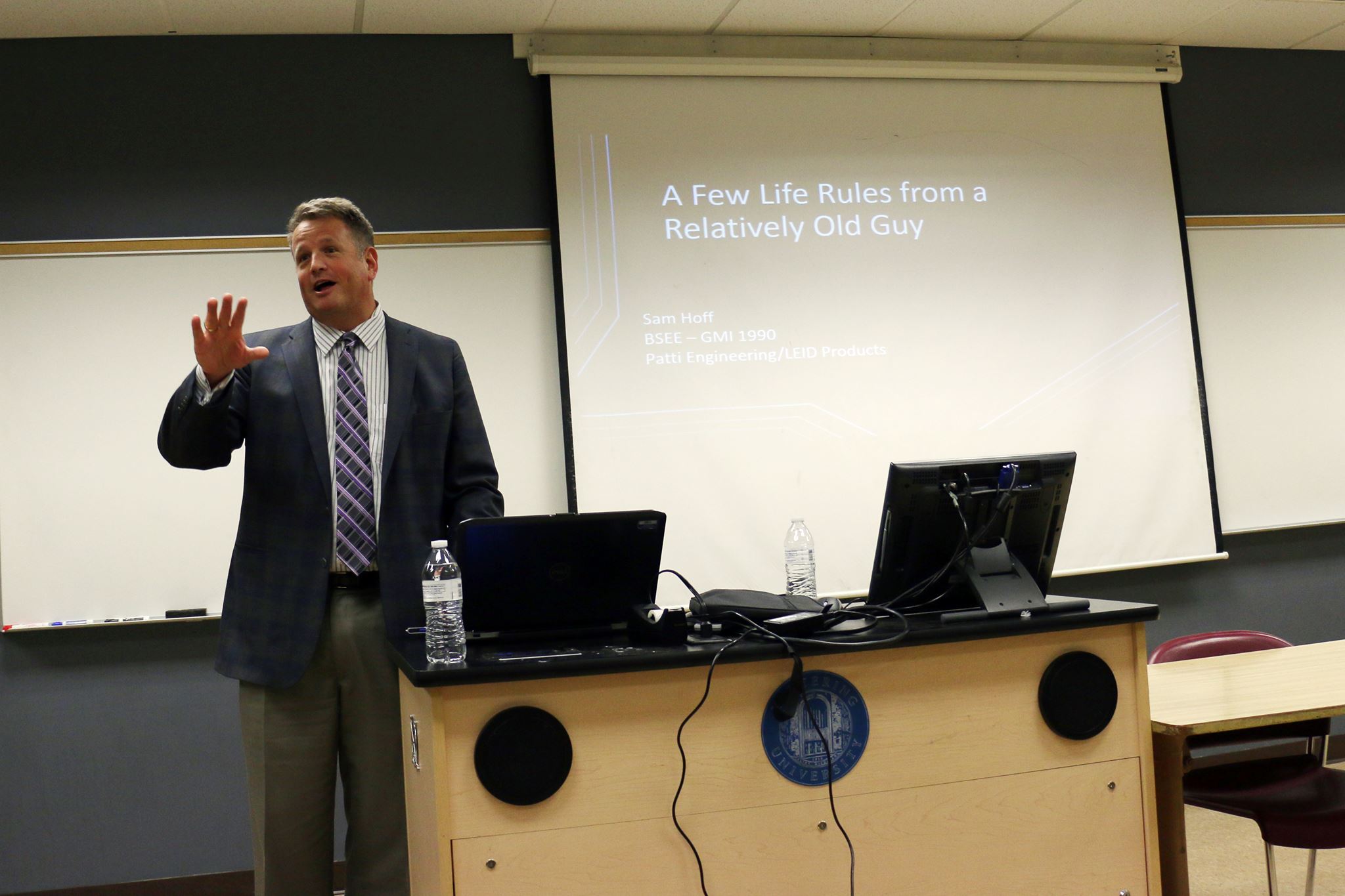 It was great having Sam Hoff '90,... - Kettering University