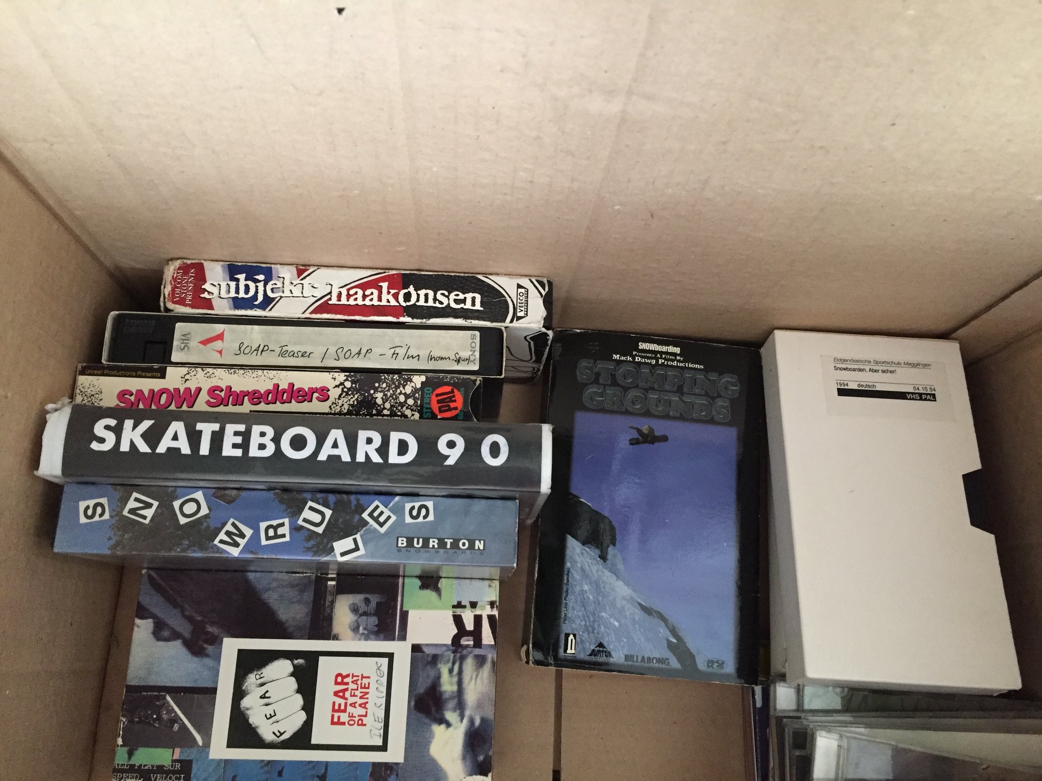 Seeking VHS snowboard videos for archive