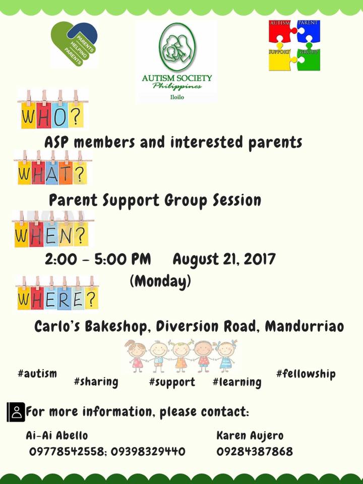 Parents and family members of... - Autism Society Philippines | Facebook