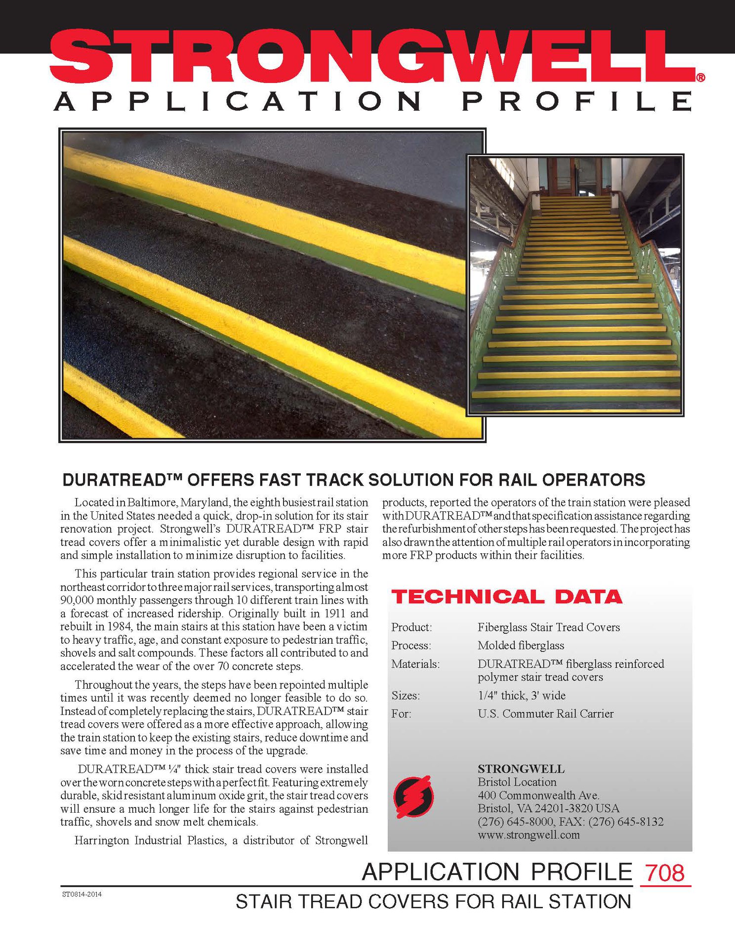 Strongwell - A busy rail station needed a quick concrete... | Facebook