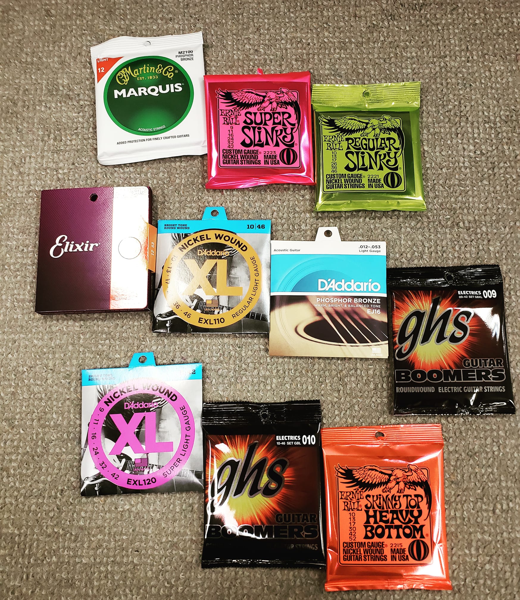 The Music Man - Our top 10 most popular strings of 2018....