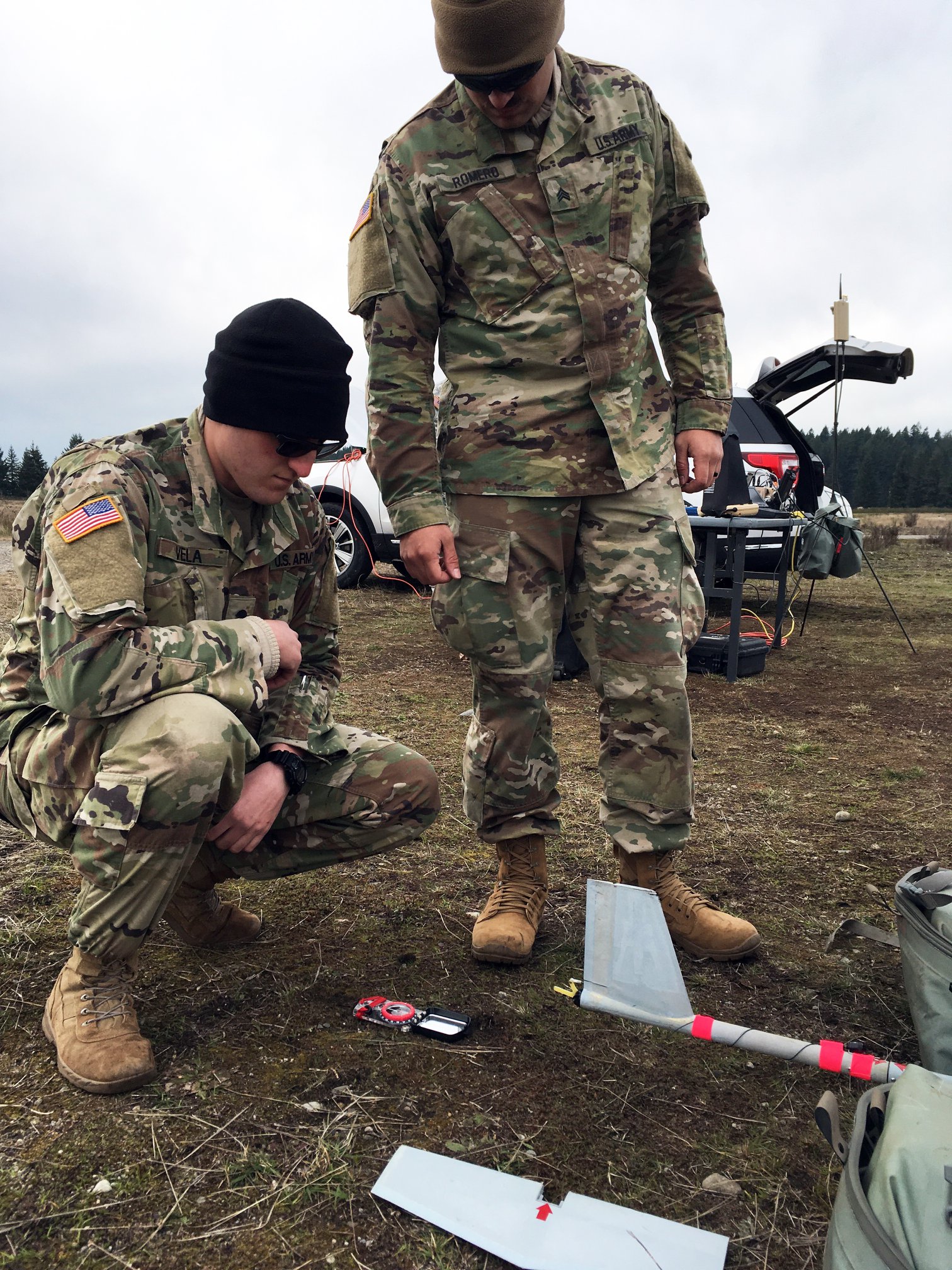 Washington National Guard - Spc. Branden Vela and Sgt. John Romero ...