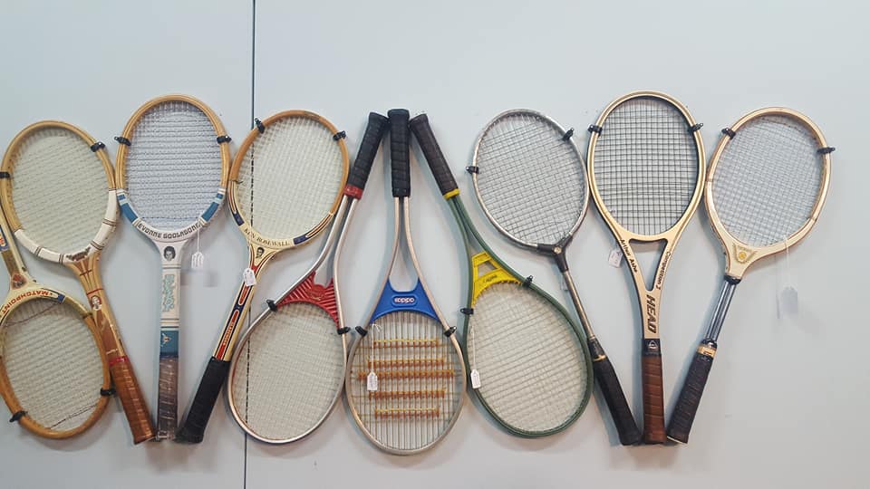 The Australian Tennis Museum - Spaghetti strung is Adidas aluminium ...