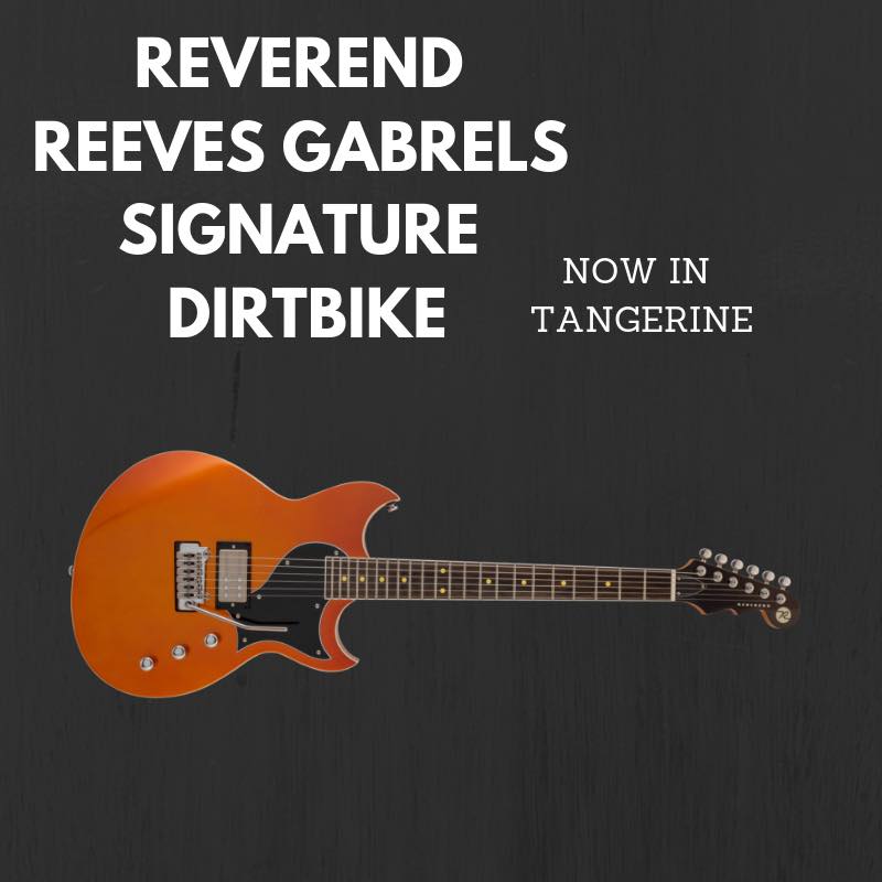 New Tangerine color on the Reverend Reeves Gabrels Signature Dirtbike!
