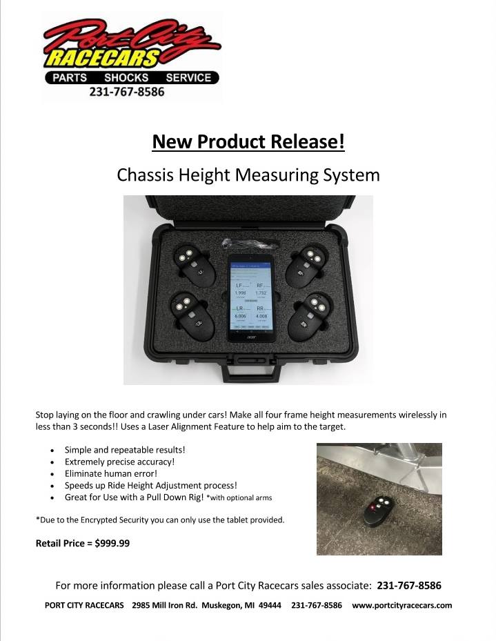 New Product Release! Chassis Height... - Port City Racecars | Facebook