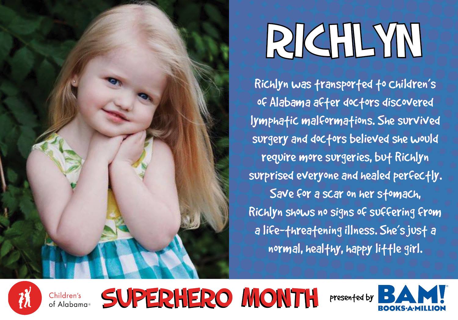 We're celebrating our superhero... - Children's of Alabama | Facebook