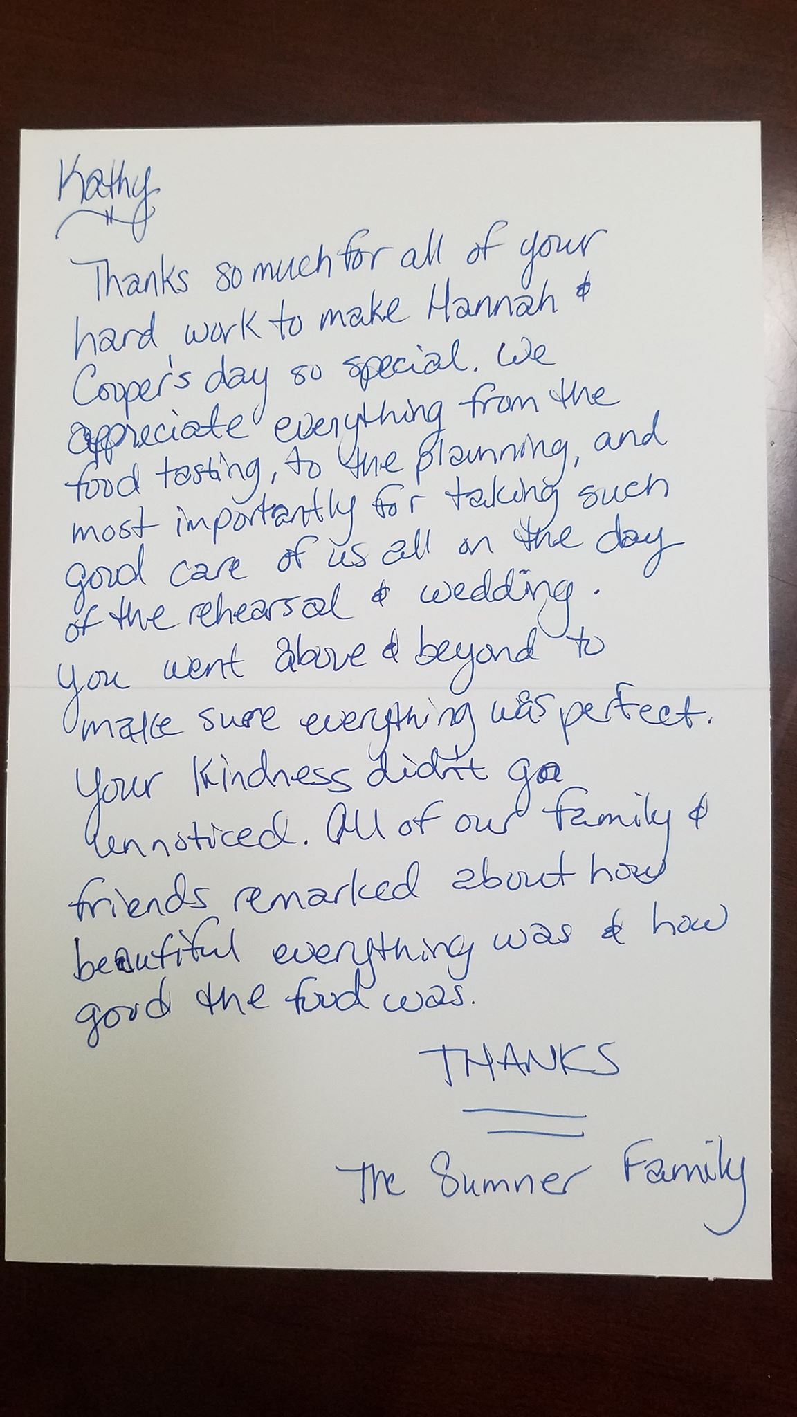 The Palmetto - It's moments like this, when we receive handwritten ...