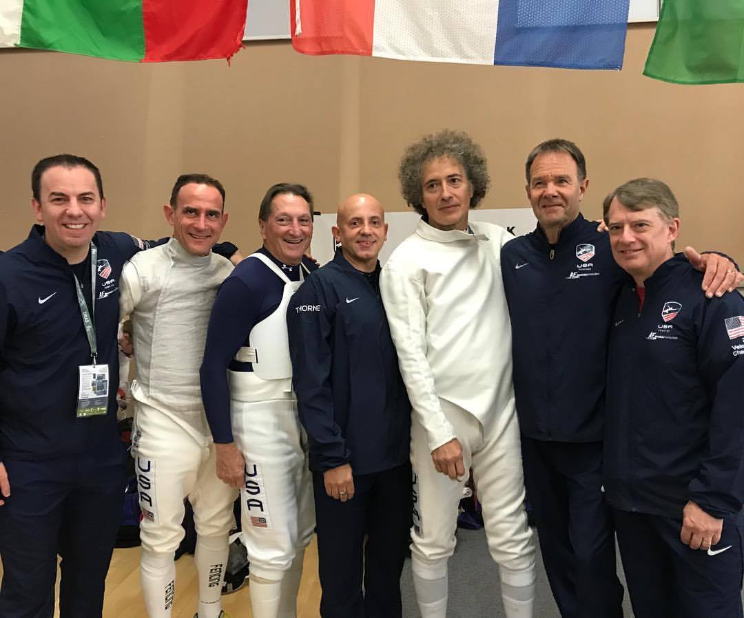 USA Fencing - The U.S. Men’s Foil Team finished fourth at Vet Worlds ...