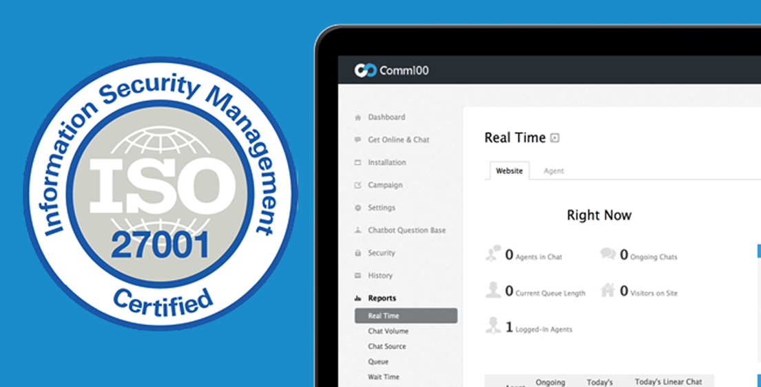 Comm100 - So proud that we’ve achieved ISO 27001...