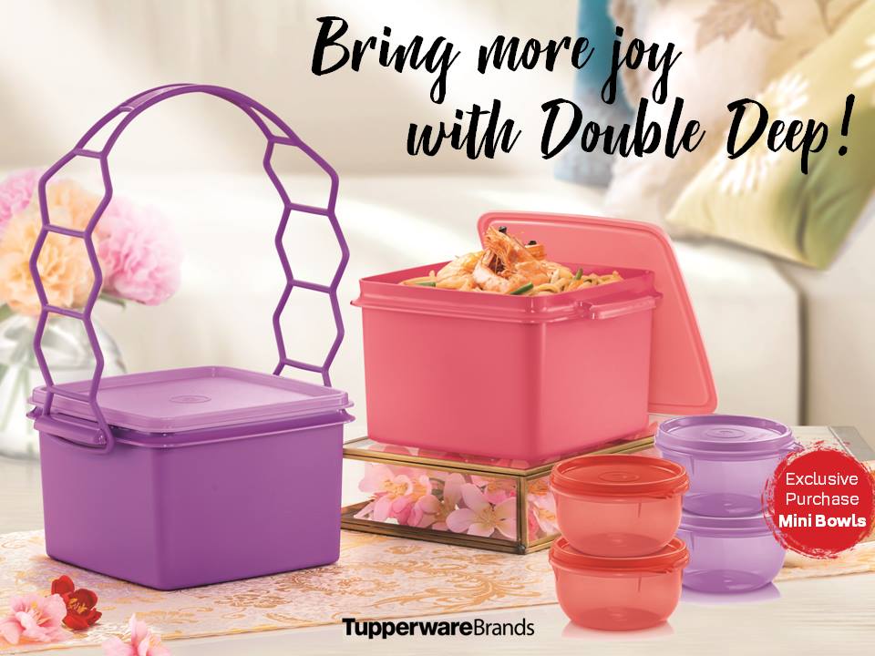 Tupperware Brands Malaysia Looking For Something Deep Enough To Pack Goodies This Festive Season Be It For Gatherings Or As Gifts Look No Further Cause There S The Double Deep With Cariolier