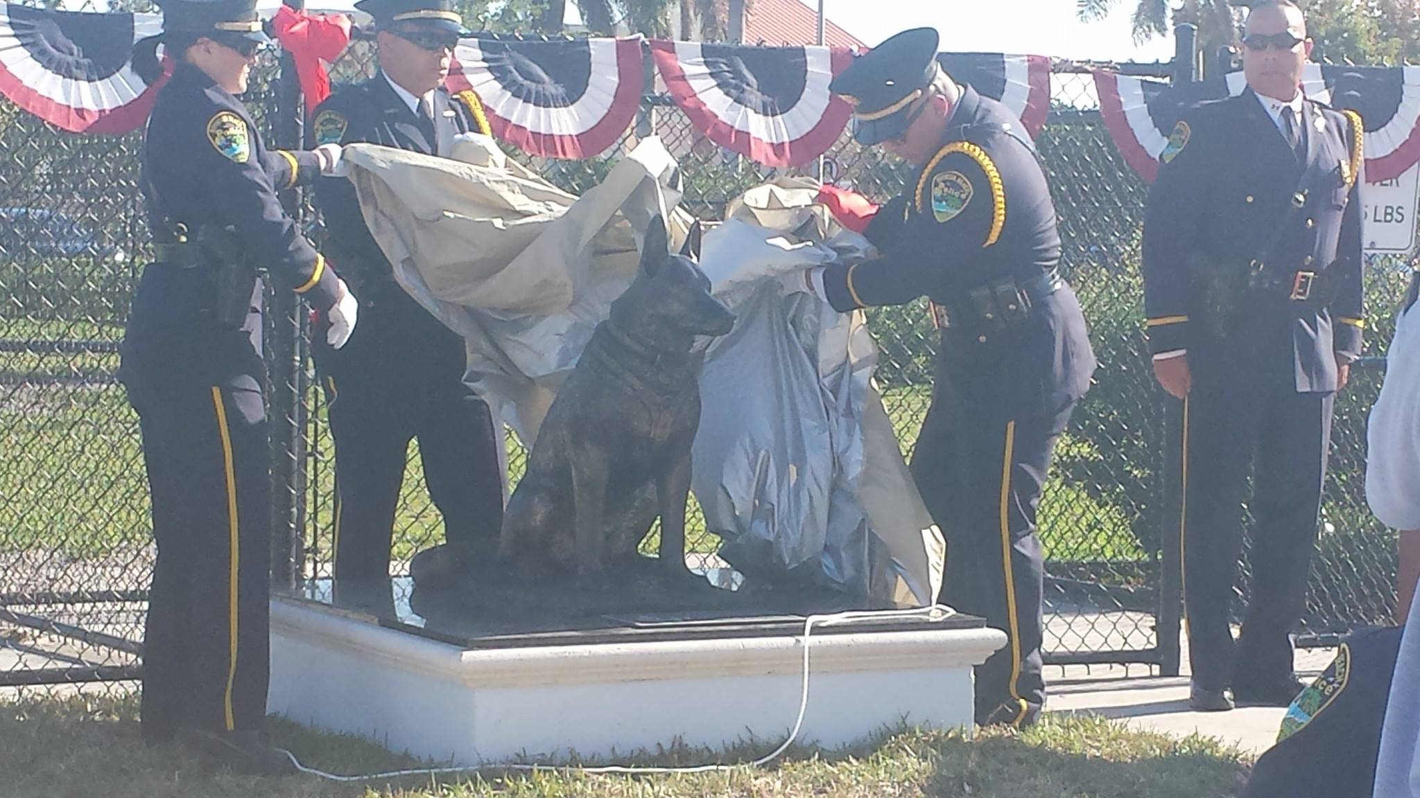 A statue honoring... - Boynton Beach Police Department | Facebook