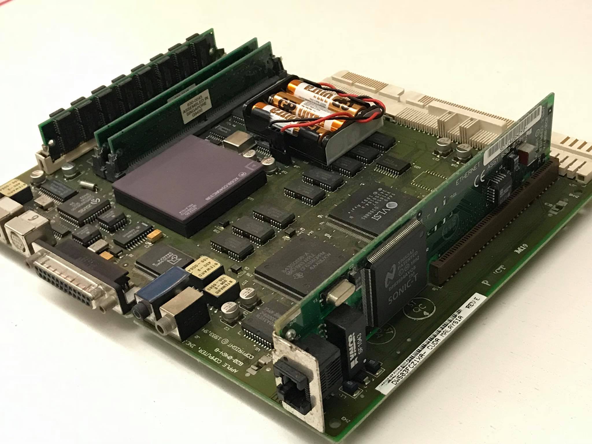 What is the Macintosh LC PDS Ethernet network card?