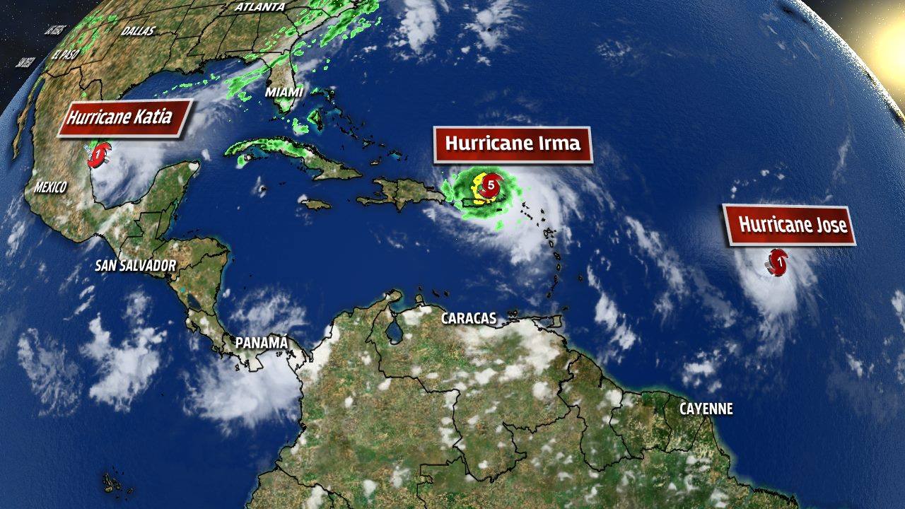 FOX - Currently, three active hurricanes are in the Atlantic basin ...