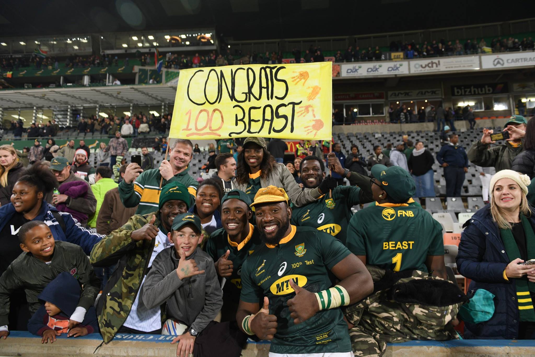 Springboks - The Springboks won 23-12 and thereby...