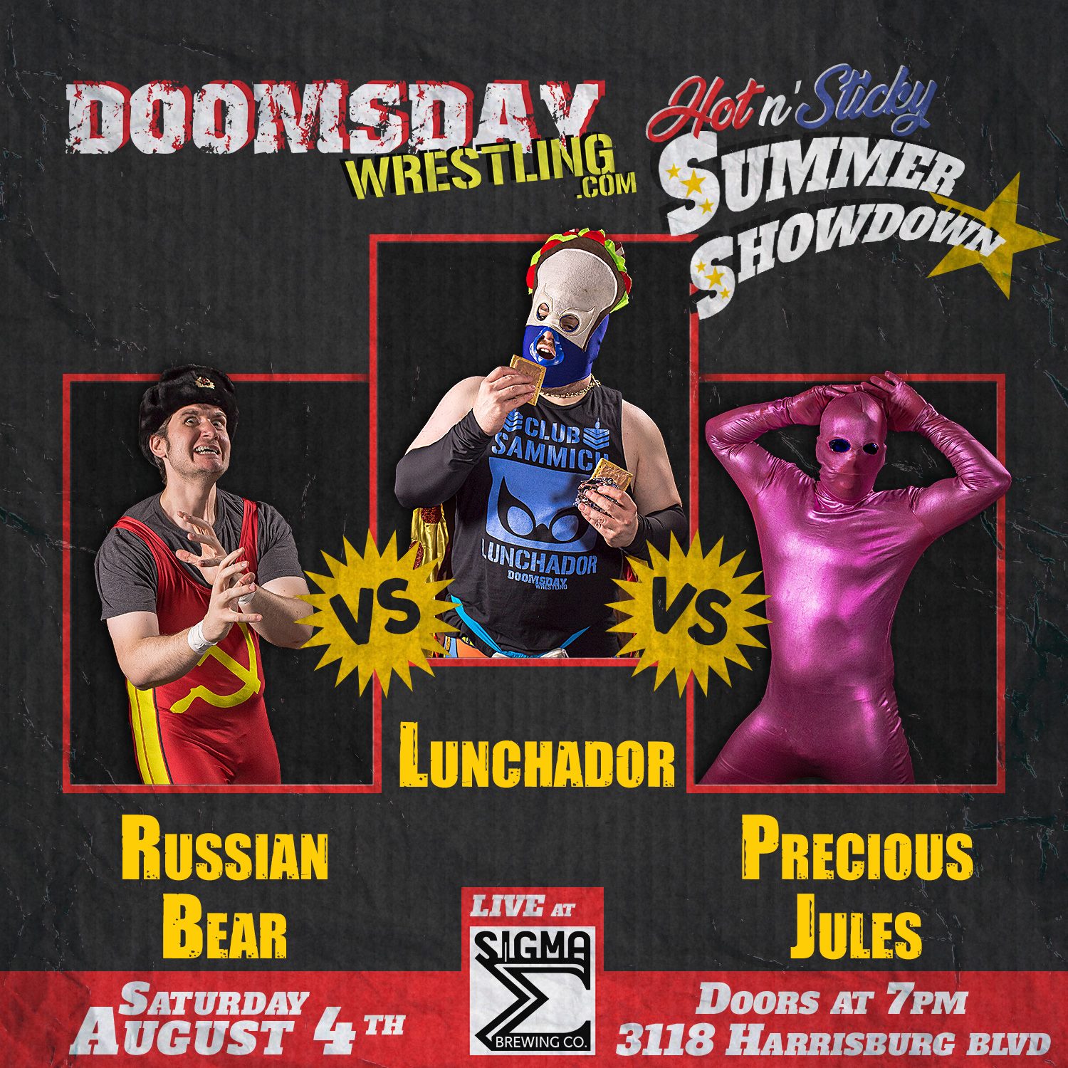Doomers!!! The Circle of Doom 18 P/B Muscle Monster, hosted by