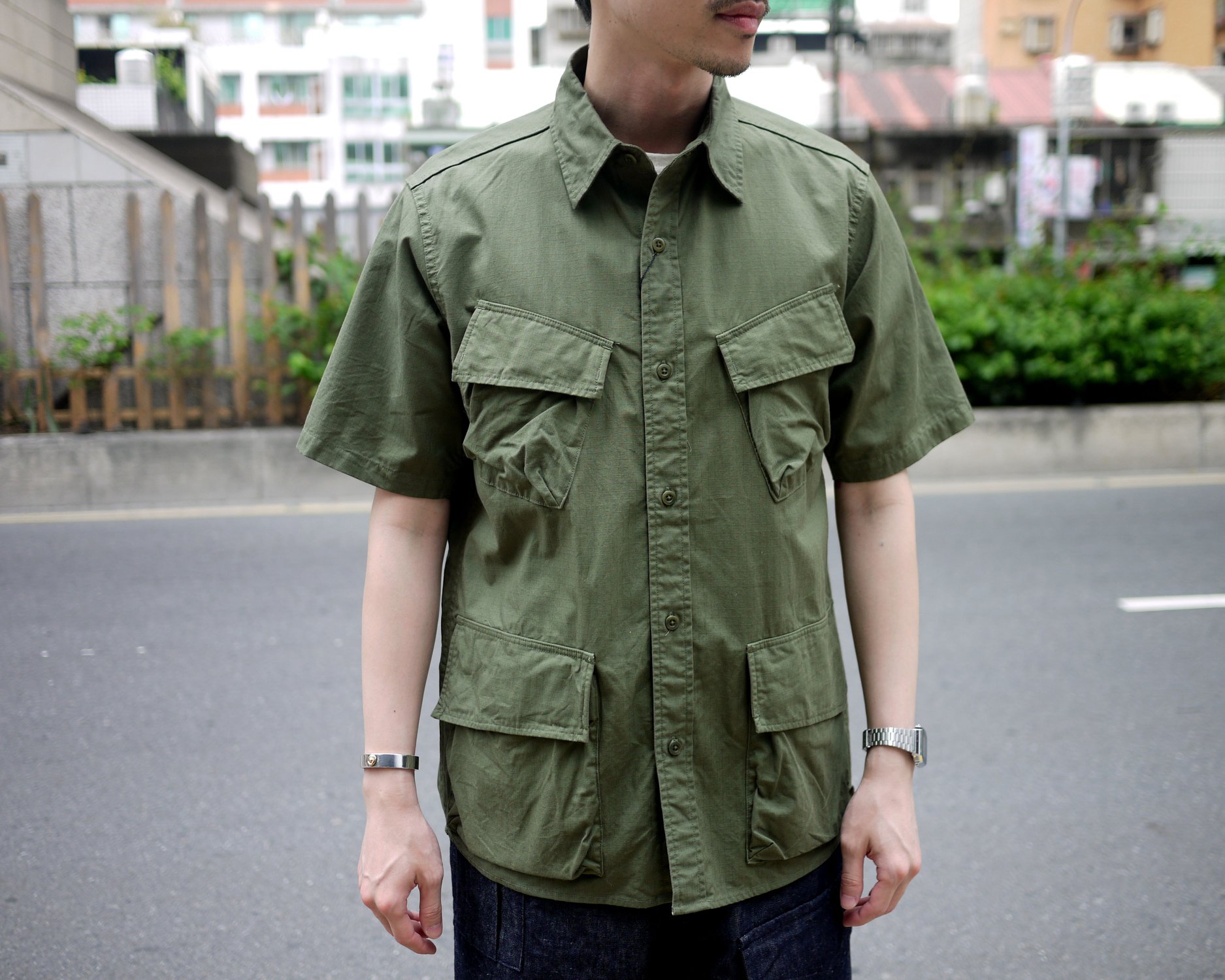 Classic Works - 【Nigel Cabourn - Fatigue Shirt S/S Vintage 