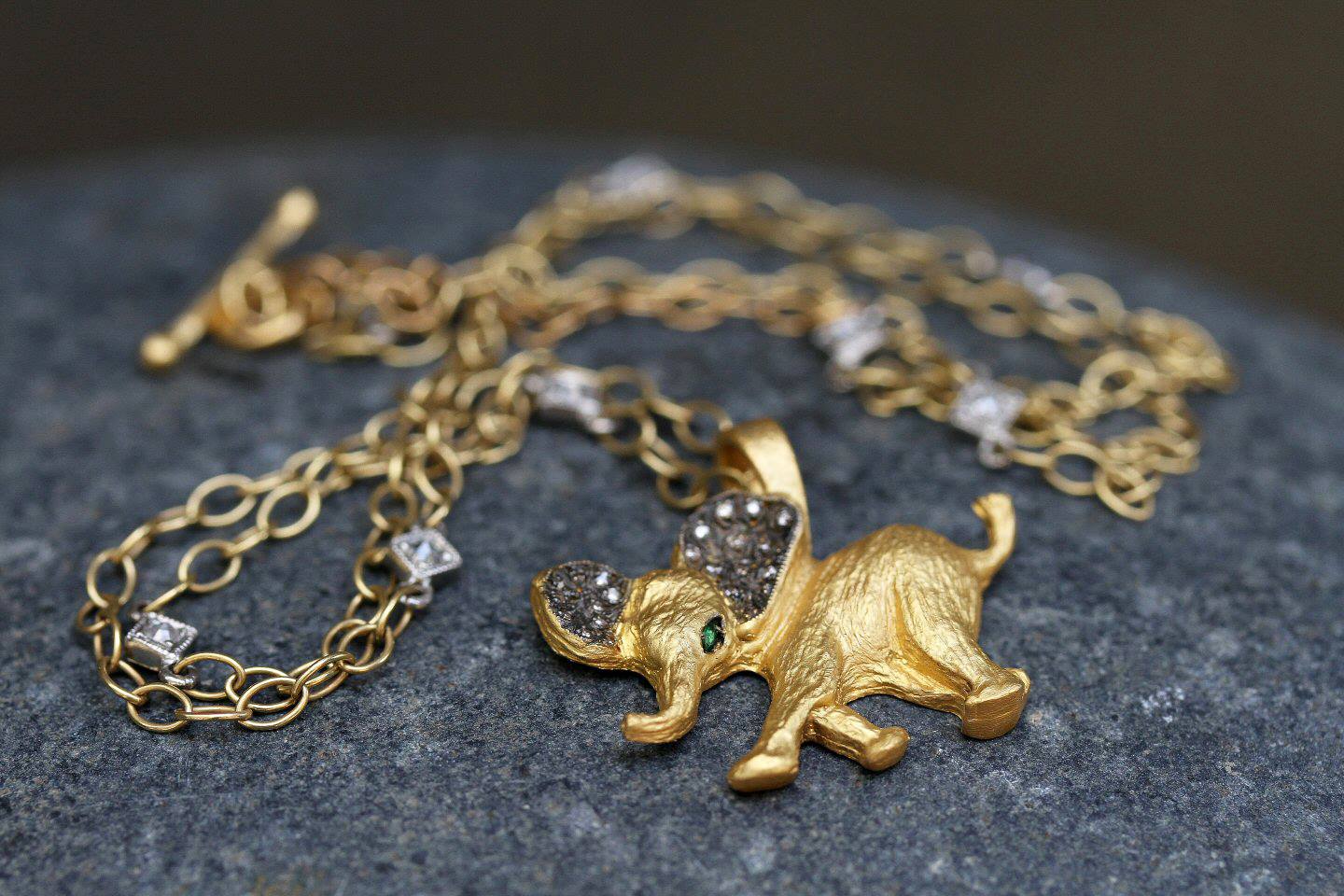 Diamond Necklace Cathy Waterman Love Pendant Cathy Waterman Necklaces