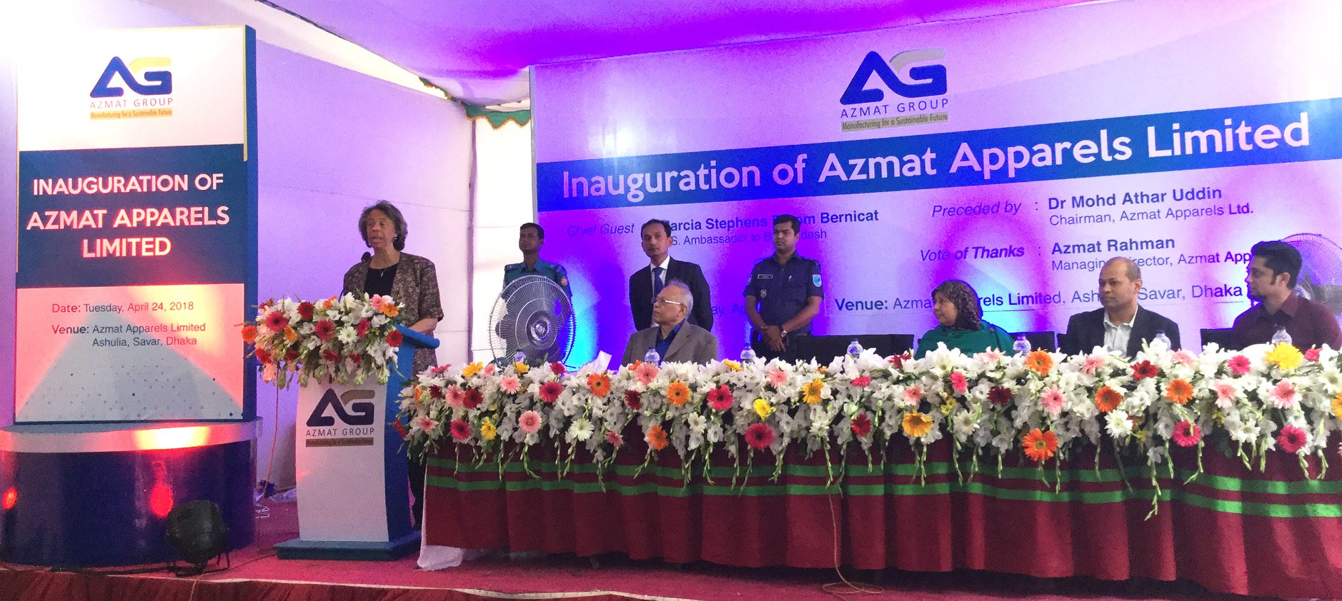 U.S. Embassy Dhaka - Ambassador Bernicat on April 24 observed the 5 ...