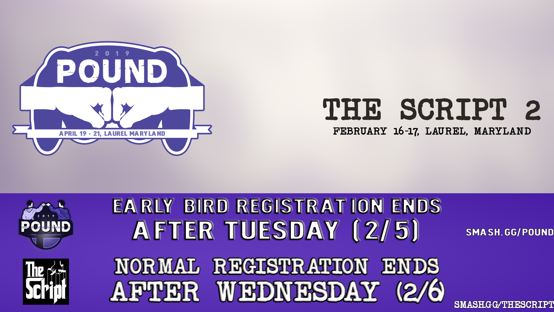 Xanadu - ⚠️ IMPORTANT DEADLINES ⚠️ Pound 2019 Early Bird Registration ...