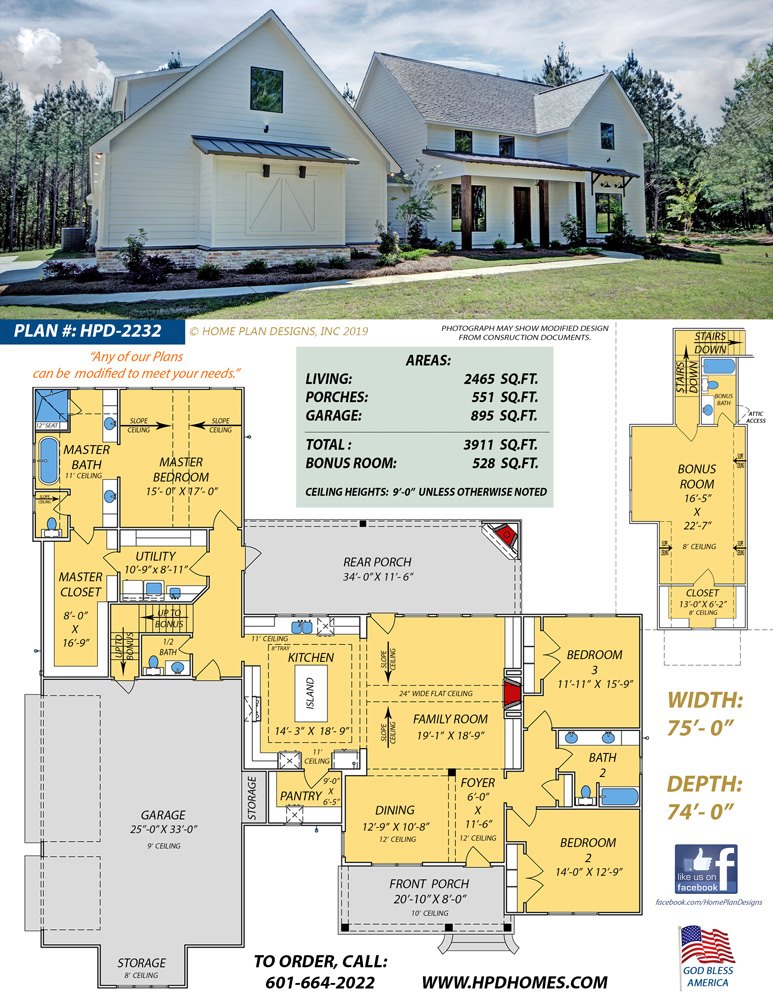 Beautiful multi-level home with open... - Home Plan Designs