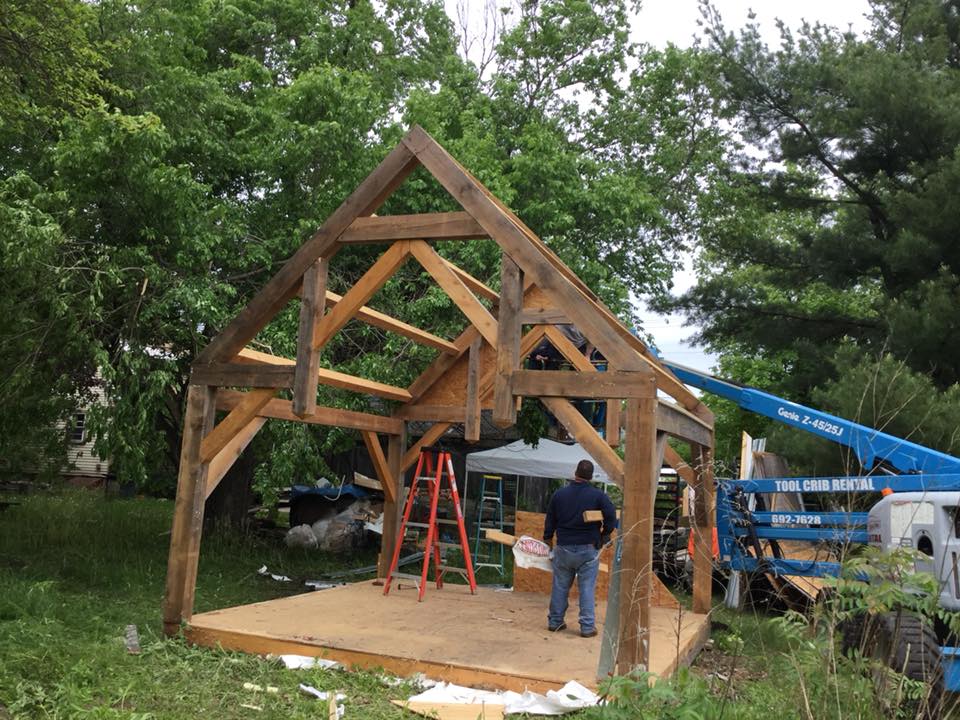 Wood Shop Buildings Frame
