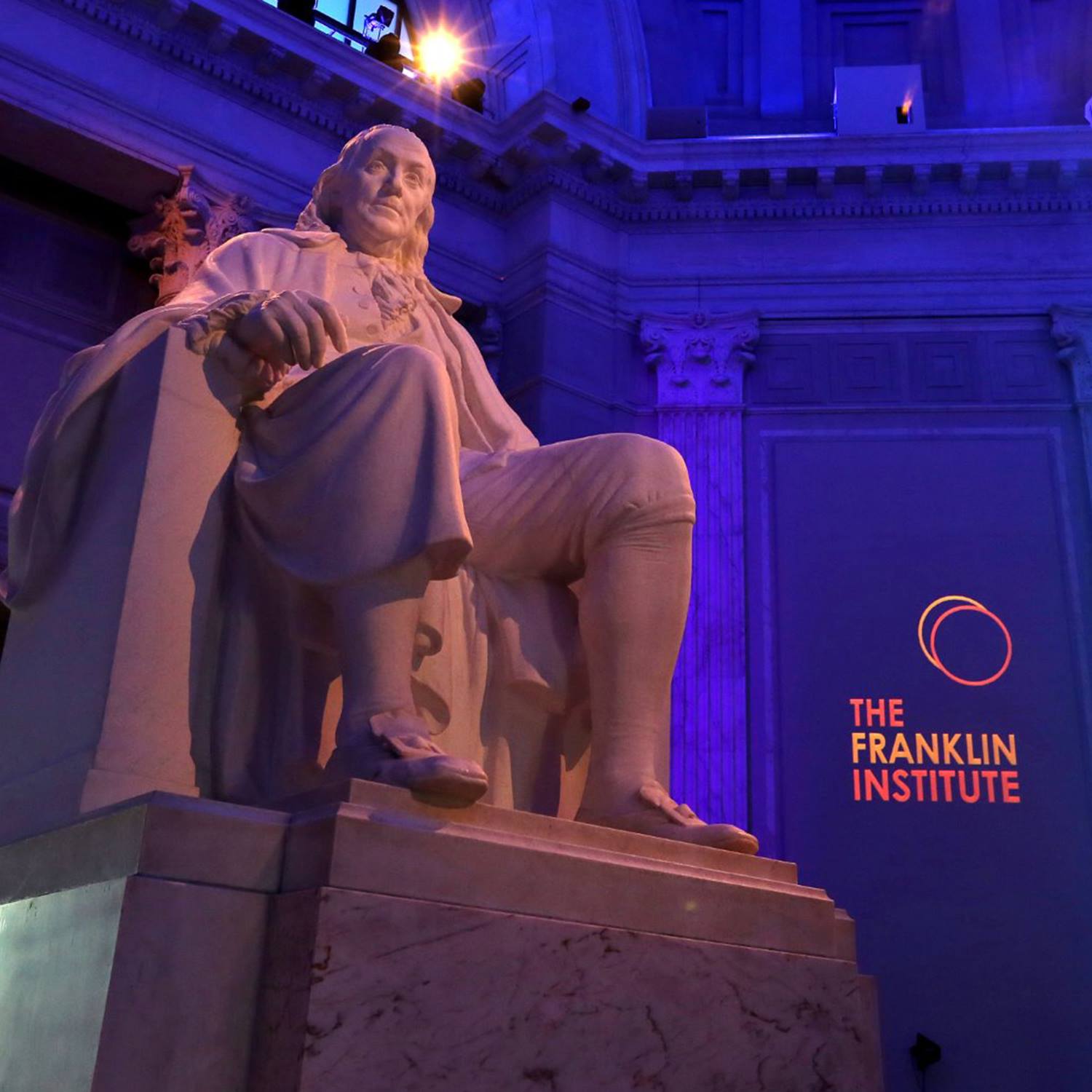 Benjamin Franklin displays at The Franklin Institute and quips photo 2
