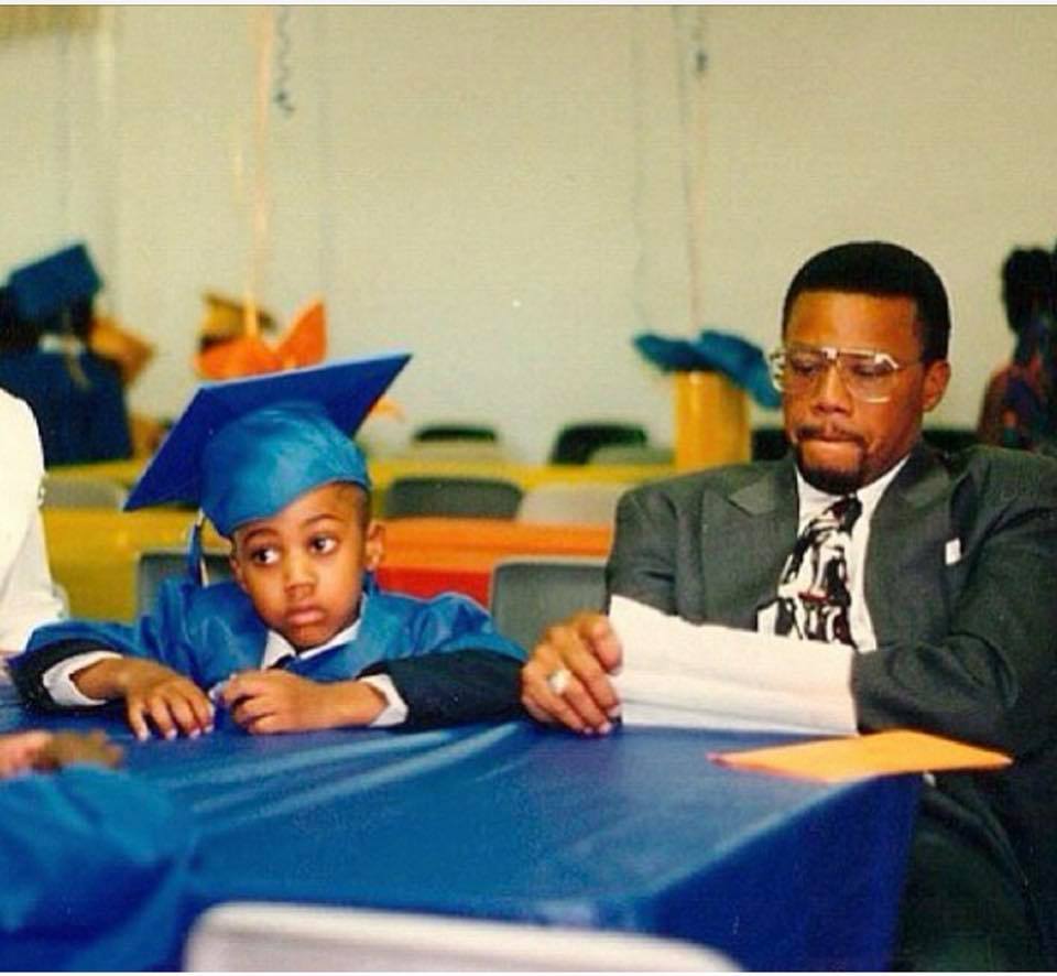 #tbt My son Amir & I were both in deep... - Judge Greg Mathis