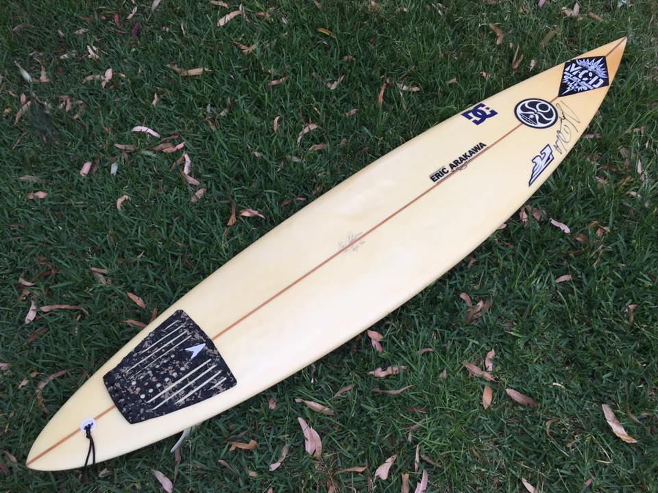 Bruce Irons' personal 6'0 shortboard surfboard for sale