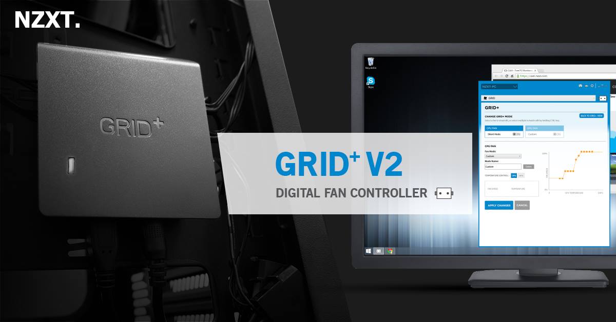 NZXT - Introducing the new and improved GRID+ V2: Now with six ...