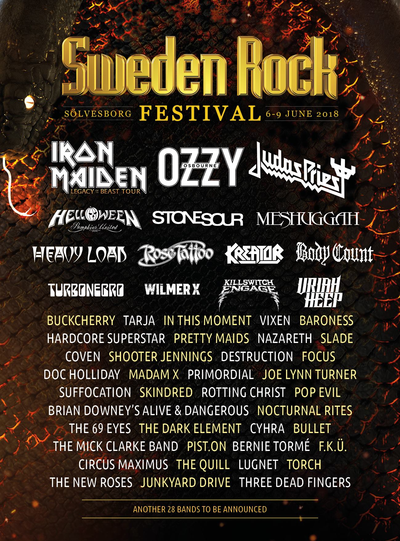 SWEDEN! We are extremely excited to announce our return to Sweden