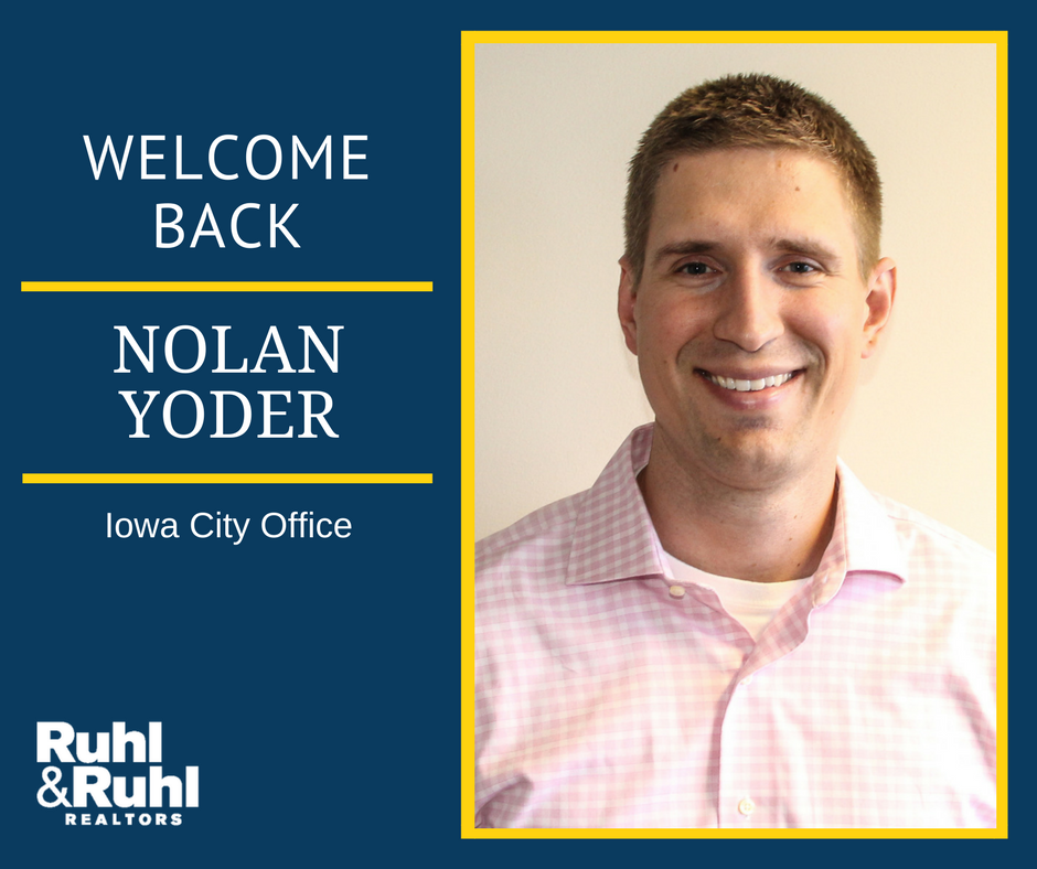 Welcome back to the Iowa City Office,... - Ruhl&Ruhl REALTORS