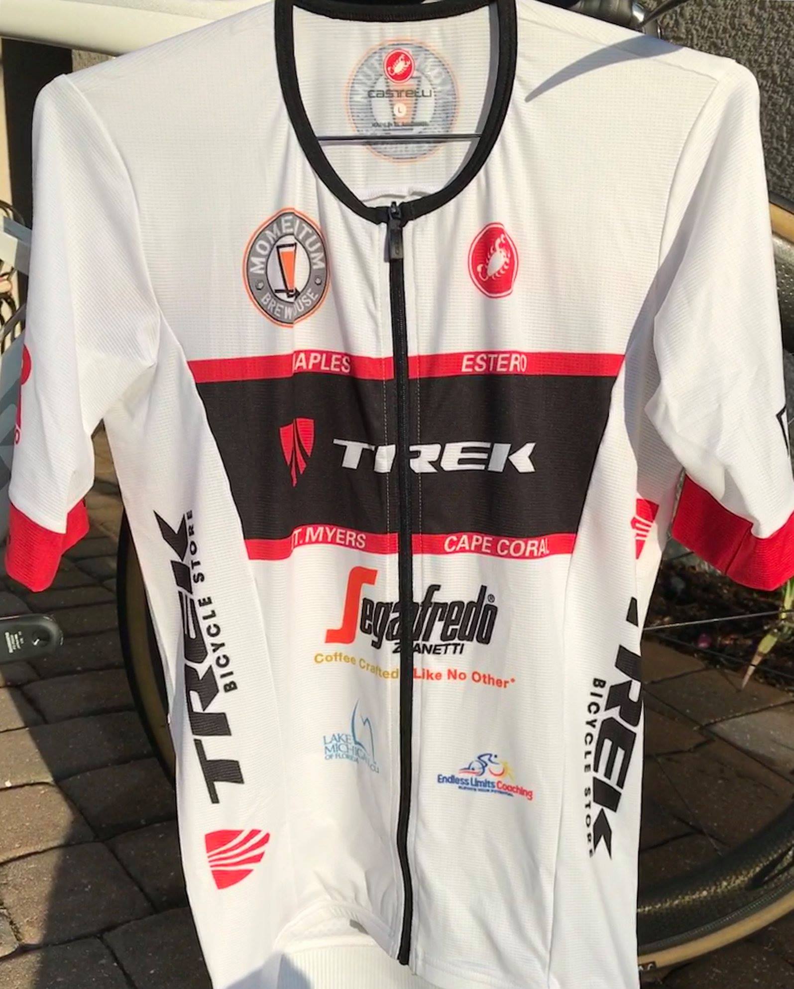 Get that Pro look with the Santini Trek-Segafredo Team cycling 