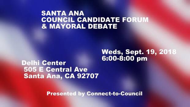 New Santa Ana - Meet the Candidates tomorrow @ 6pm at the... | Facebook
