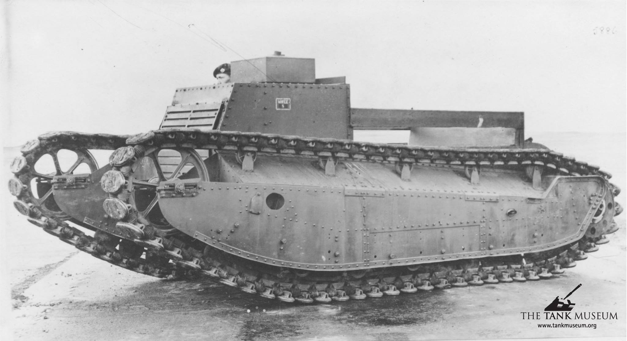The Tank Museum - This is the unique Supply Tank built on...