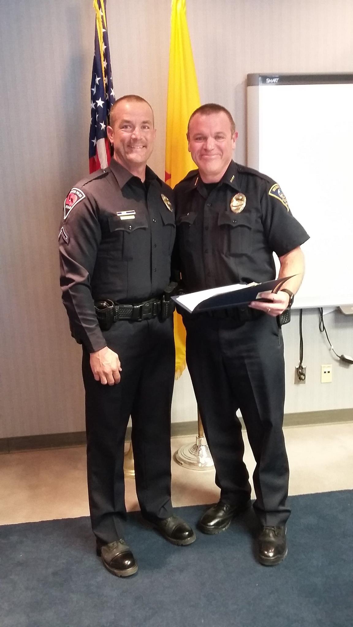 Rio Rancho PD - RRPD Accolades Today, Chief Stewart...
