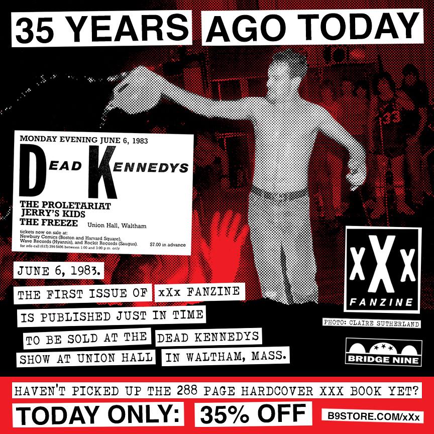 Today marks the 35th anniversary of... - Bridge Nine Records | Facebook