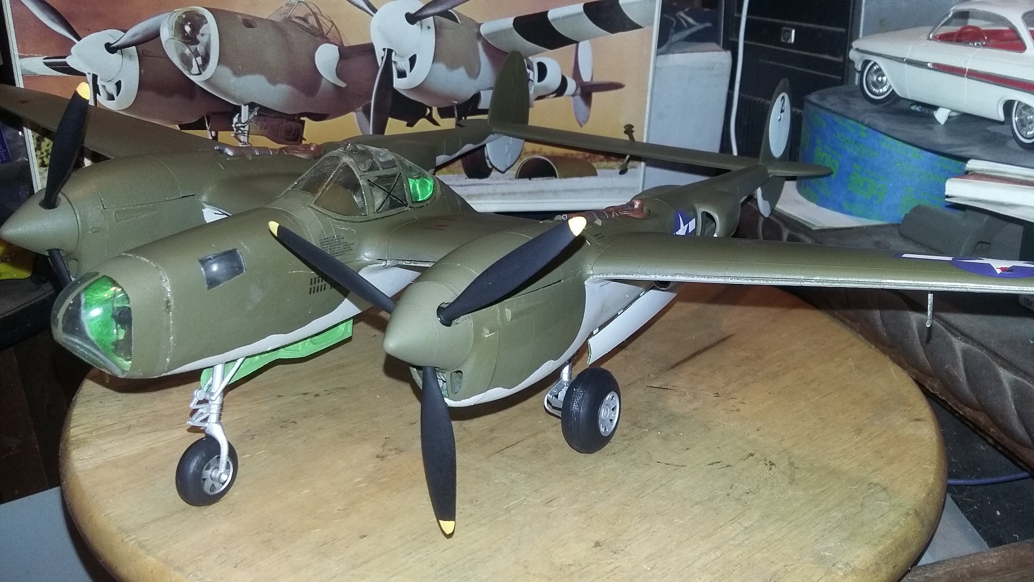 Revell 1/32 scale P38J Pathfinder (Droop Snoot) ALMOST as per