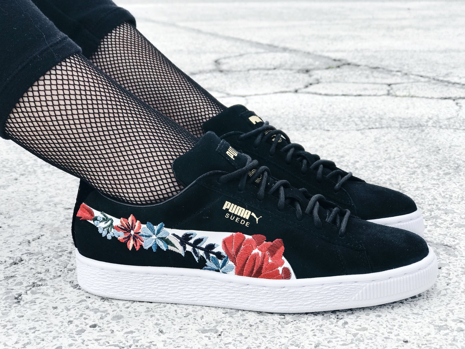 puma suede hyper embellished