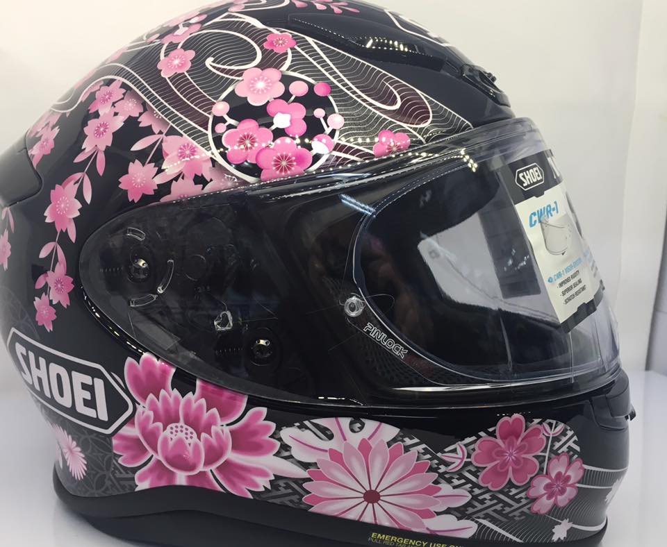 shoei flower helmet The SHOEI X Wishing everyone an Easter long