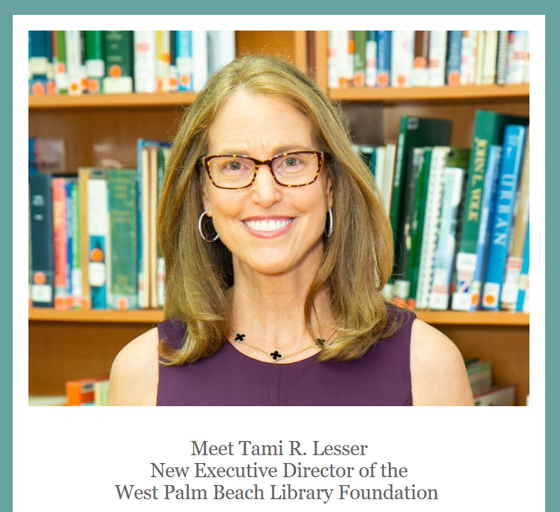 Welcome Tami R.... - West Palm Beach Library Foundation | Facebook