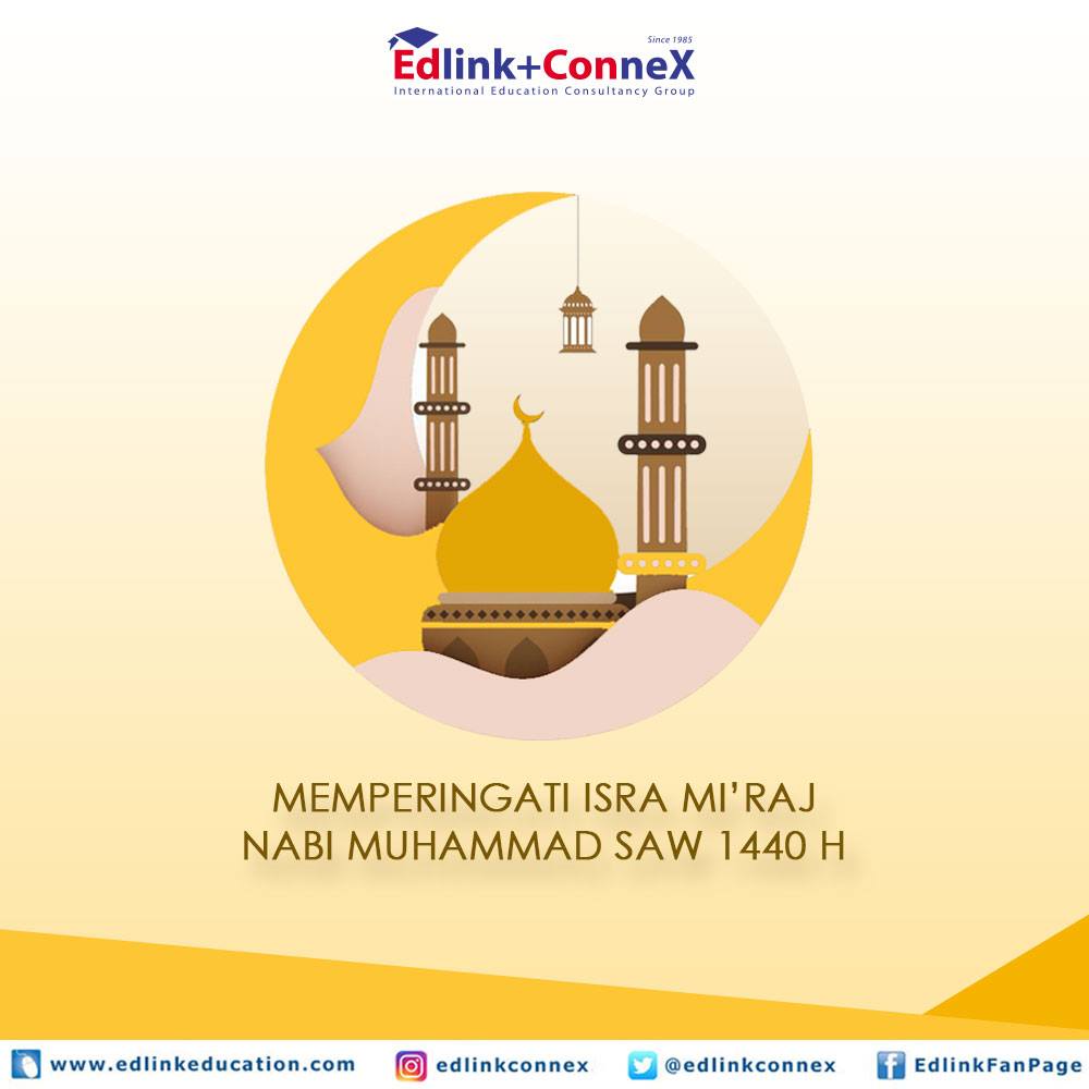 Selamat Hari Raya Isra Mi'raj 1440 Hijriyah bagi TemanEdlink yang ...