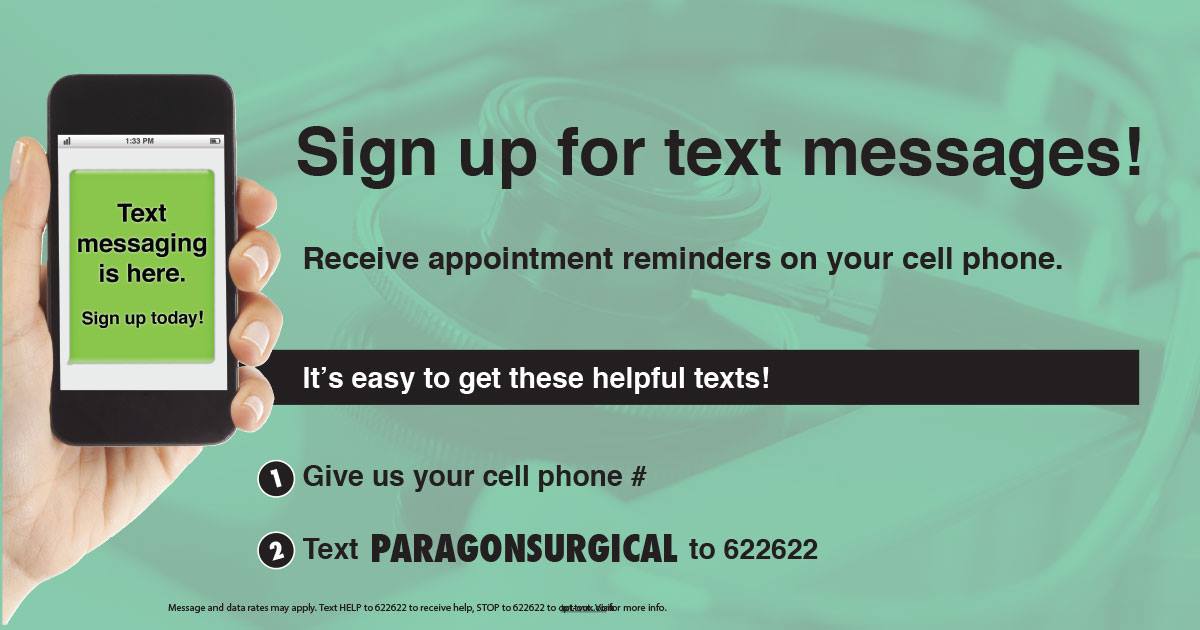 Paragon - We've recently updated our text message appointment reminder ...