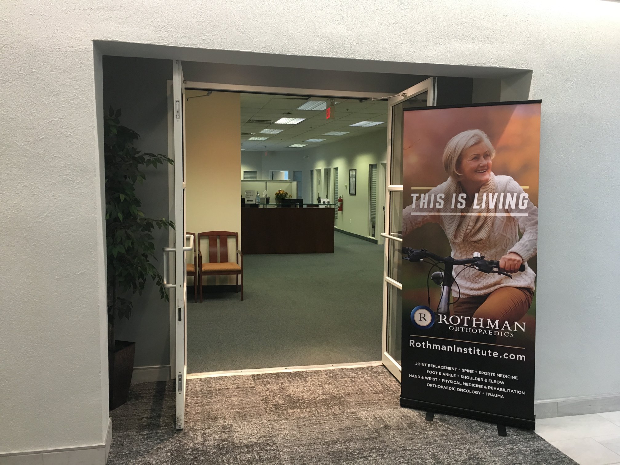 Rothman Orthopaedics - The doors are NOW OPEN at our new office in ...