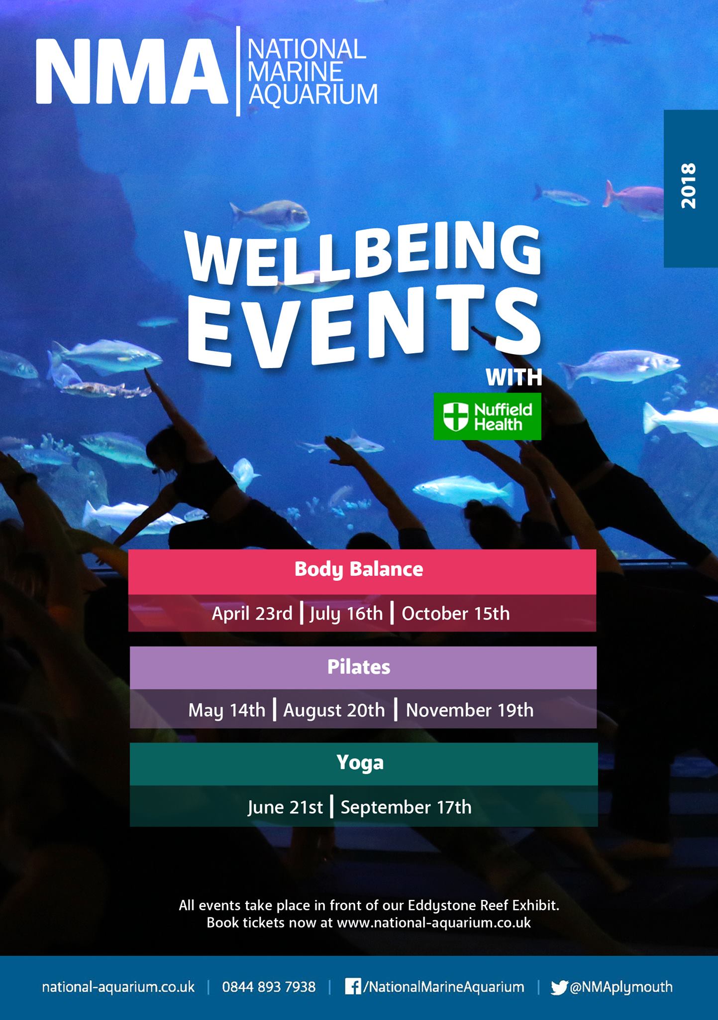 Our Wellbeing Events in partner... - National Marine Aquarium | Facebook